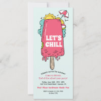 Summer Licks Party Invitation