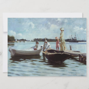 Summer Life in the Islelets (by Albert Edelfelt) Card