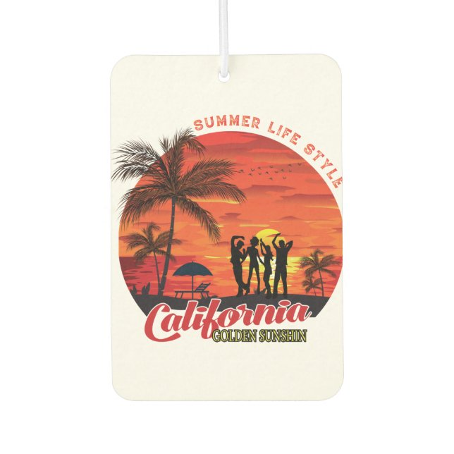 Summer Life Style Car Air Freshener (Front)