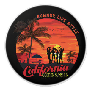 Summer Life Style Ceramic Knob