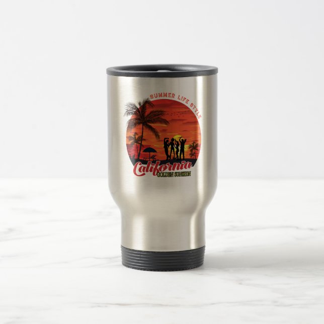 Summer Life Style Travel Mug (Center)
