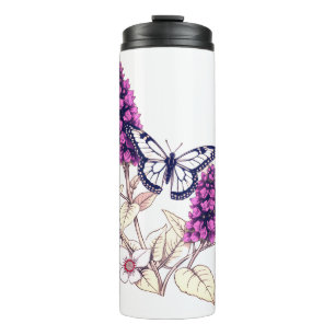 Summer Lilac's Winged Visitor Thermal Tumbler