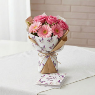 Summer Lilac's Winged Visitor Wrapping Paper