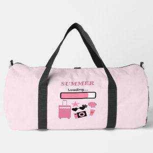 Summer Loading Pink Duffle Bag