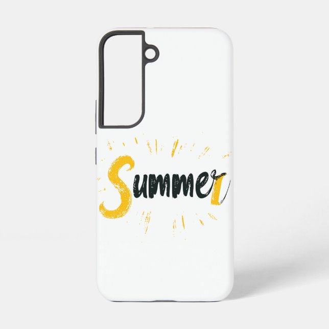 Summer Logo - Summer Text Design Samsung Galaxy S22 Case (Back)