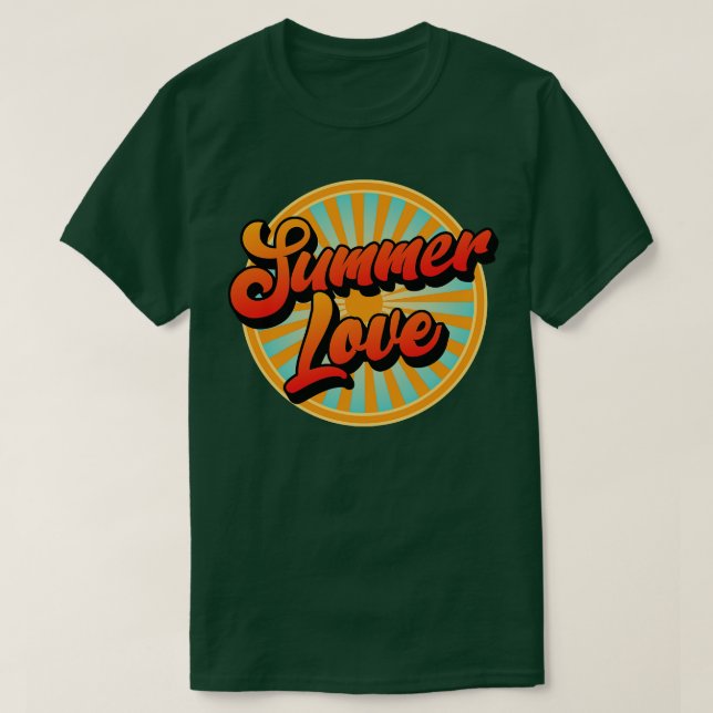 Summer Love Beach Vibes T-Shirt (Design Front)