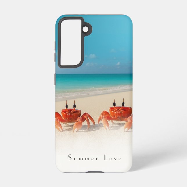 Summer Love – Samsung Galaxy S21 Tough Case (Back)