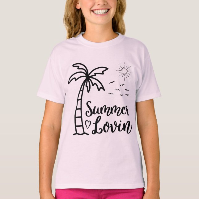 Summer Lovin’ Beach Vibes T-Shirt (Front)