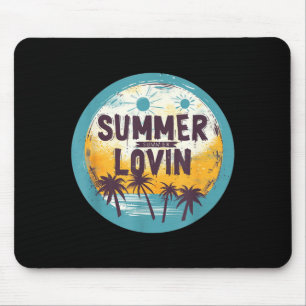 Summer Lovin Palm Trees Outfit for Adults and Kids Mouse Pad