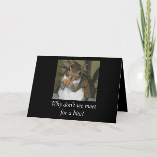 "Summer" lunch invitation card