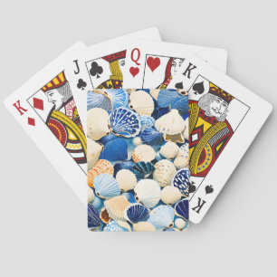 Summer Marine Seashells Playing Cards