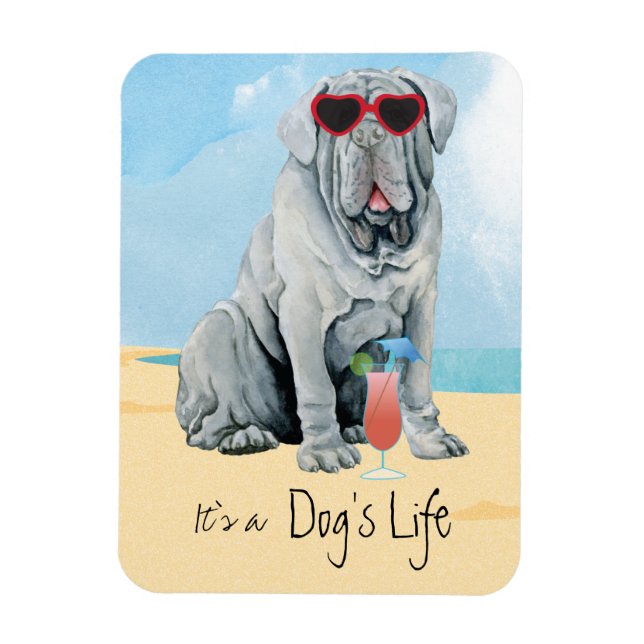 Summer Mastino Magnet (Vertical)