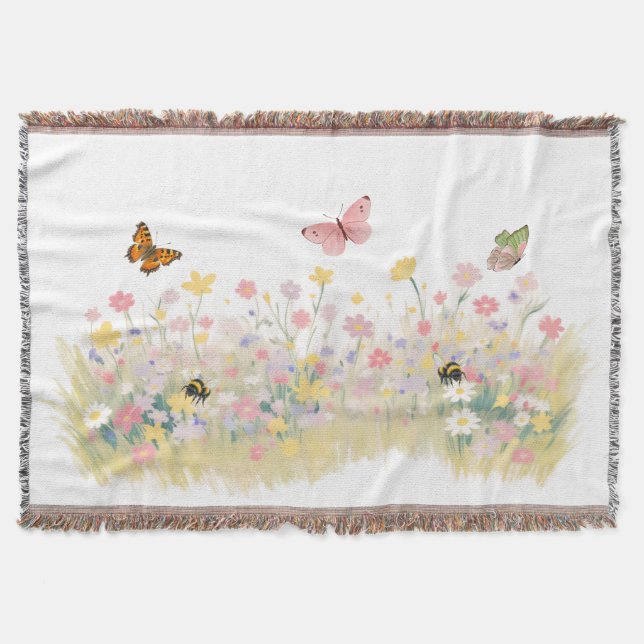 Summer Meadow Blanket for a Summer Mood (Front)