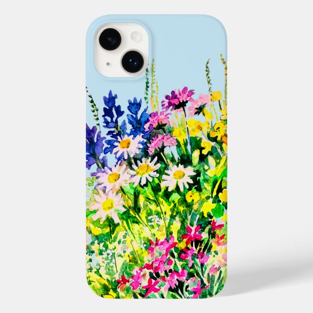 Summer meadow, wild flowers Case-Mate iPhone case (Back)