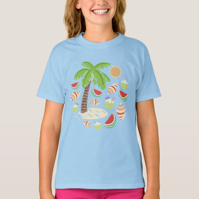 Summer Memories coloured T-Shirt (Front)