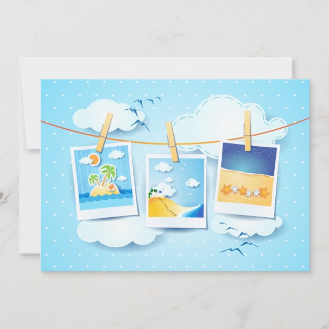 Summer memories, invitation (Front)