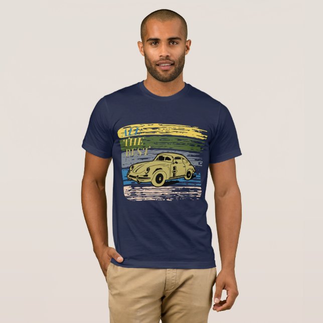 Summer Men's  Vintage  T-Shirt (Front Full)