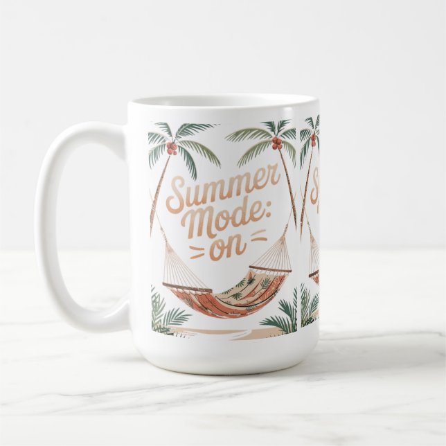 Summer Mode On Coffee Mug (Left)