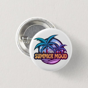 Summer Mood 3 Cm Round Badge