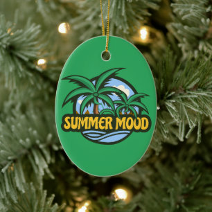 Summer Mood Ceramic Tree Decoration