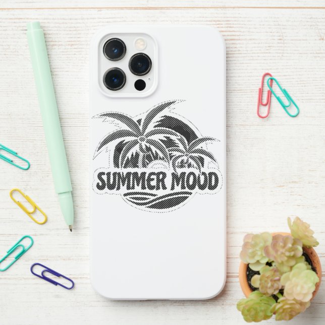 Summer Mood iPhone Case (On Desk)