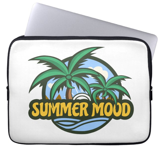 Summer Mood Laptop Sleeve (Front)