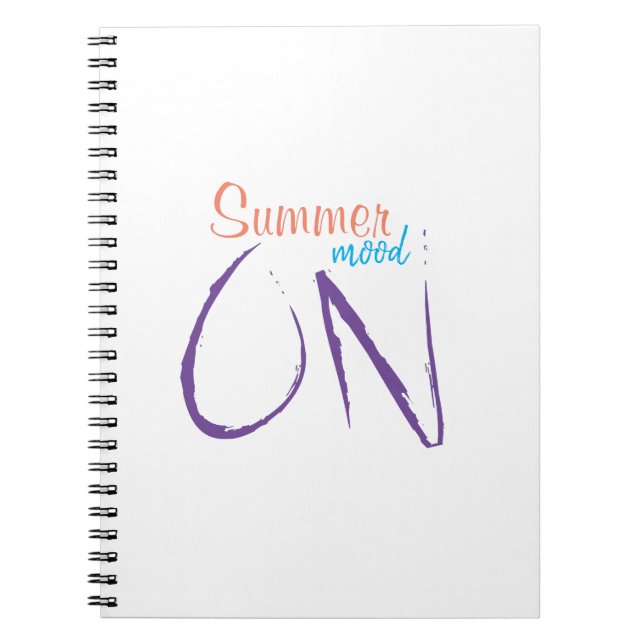 Summer mood ON   Notebook (Front)