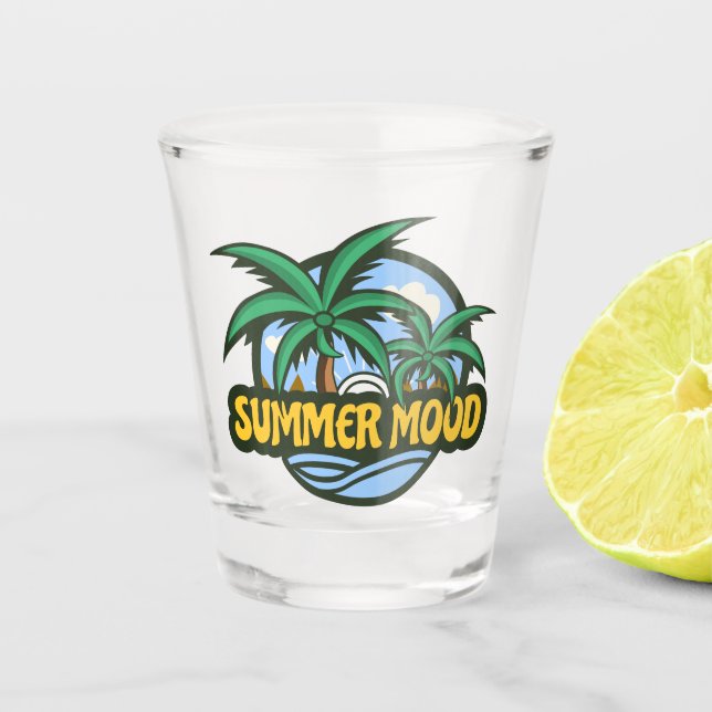 Summer Mood Shot Glass (Front)