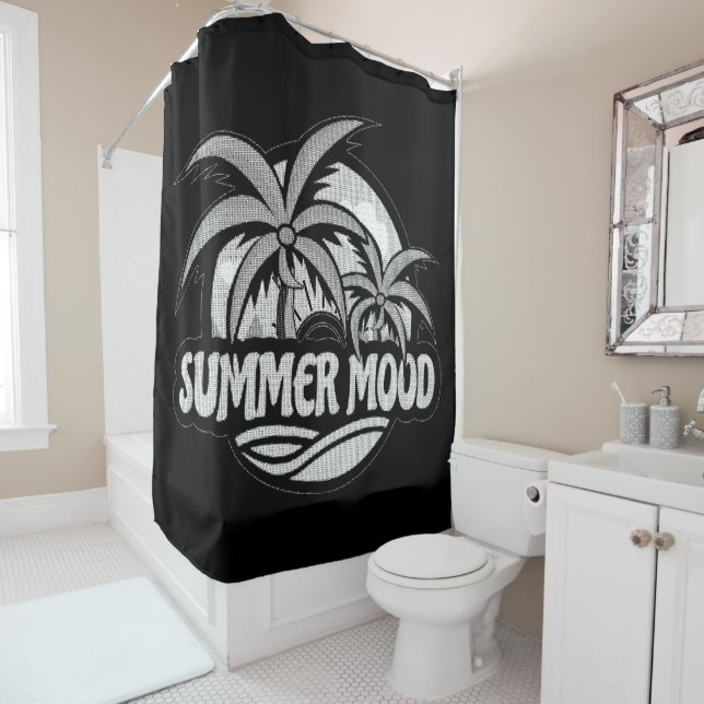 Summer Mood Shower Curtain (In Situ)