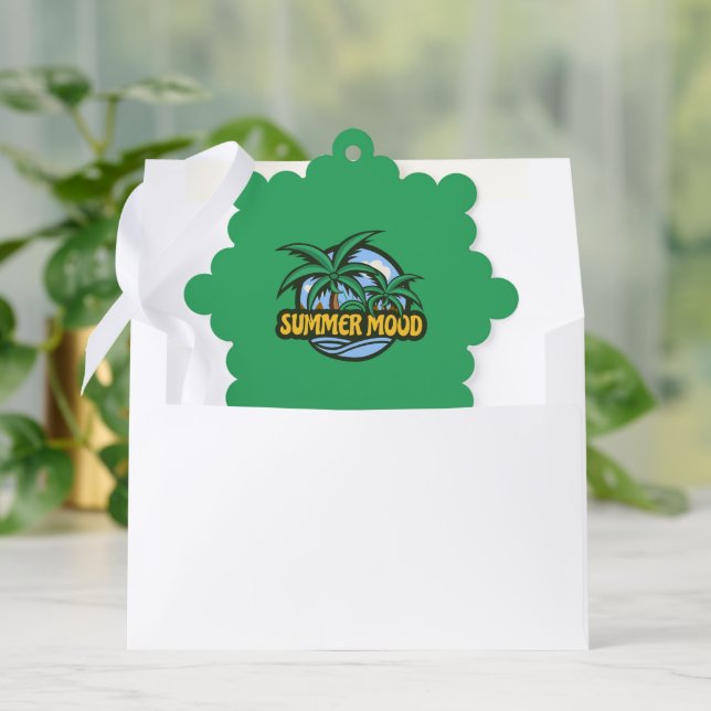 Summer Mood Tree Decoration Card (Envelope)