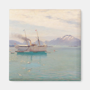 Summer Morning at Molde, 1892 Magnet