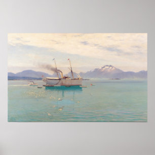 Summer Morning at Molde, 1892 Poster