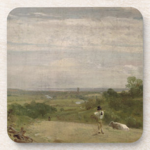 Summer Morning: Dedham from Langham Coaster
