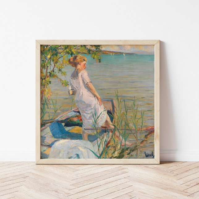 Summer Morning on Lake Starnberg | Edward Cucuel Poster (Creator Uploaded)