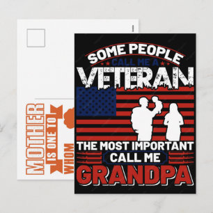 Summer, Mother's Day, Father's Day, Memorial Day Holiday Postcard