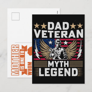 Summer, Mother's Day, Father's Day, Memorial Day Holiday Postcard