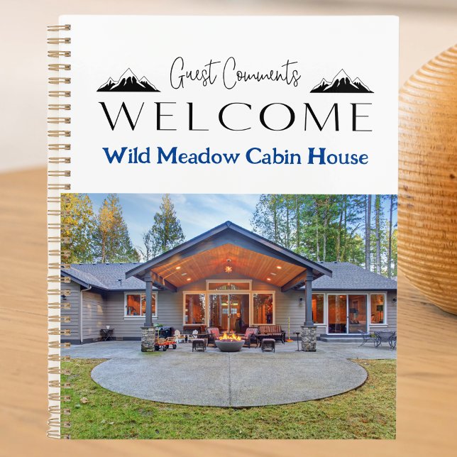Summer Mountain Cabin Rental Guest Comments  Planner (Vacation Rental Summer Vacation Cabin Guest Comment Book)