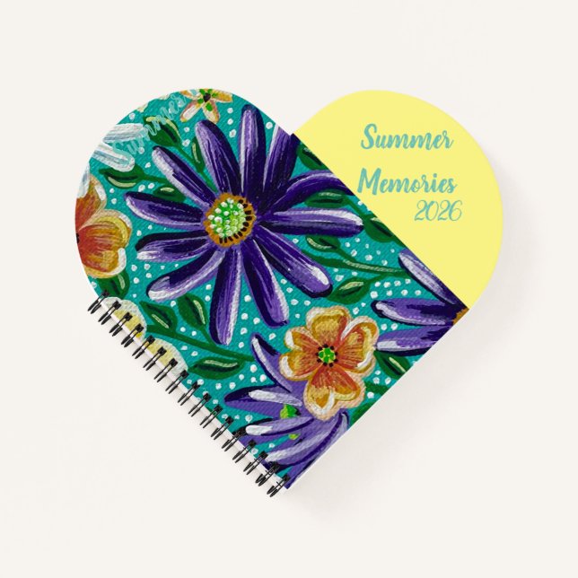 Summer Mountain Fields Notebook (Front)