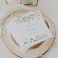 Summer Multicolor Wildflower Baby Shower