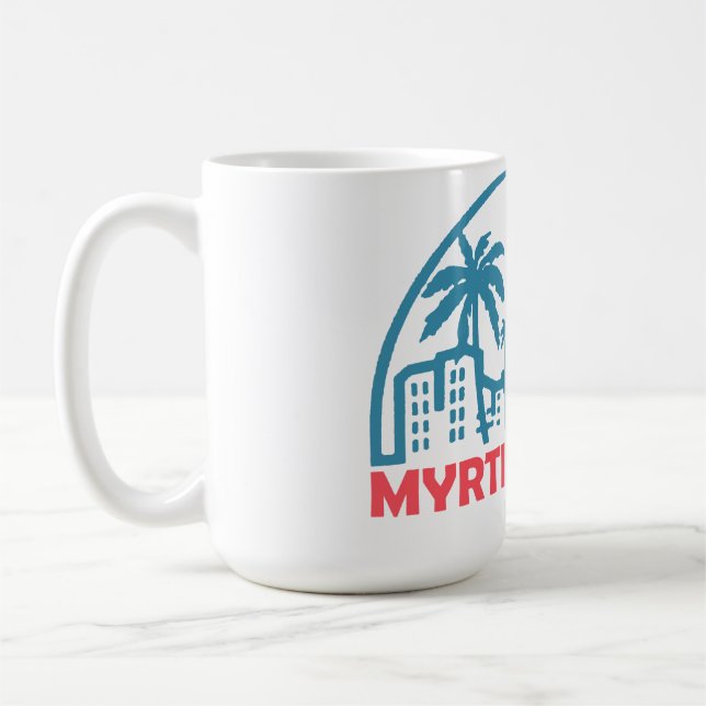 Summer myrtle beach- south carolina  coffee mug (Left)
