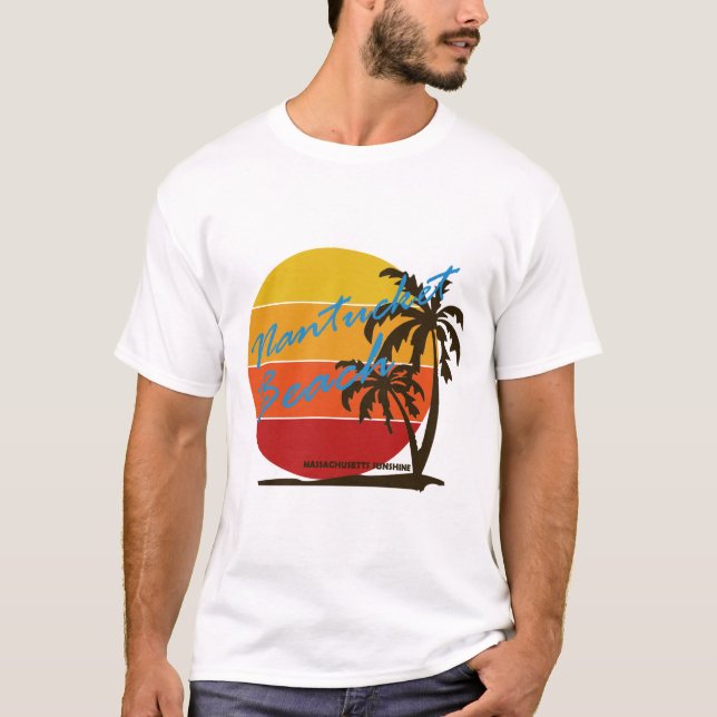 Summer nantucket- massachusetts  T-Shirt (Front)