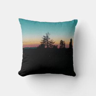Summer night in the Pacific Northwest Cushion