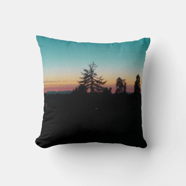 Summer night in the  Pacific Northwest Cushion (Front)