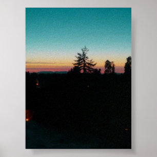 Summer night in the  Pacific Northwest Poster