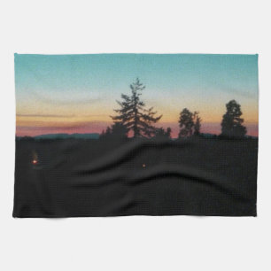 Summer night in the Pacific Northwest Tea Towel