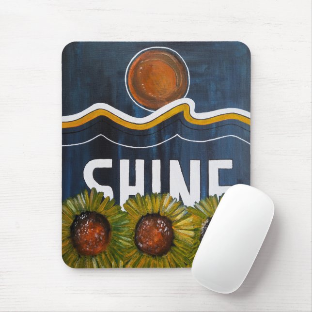 Summer Nights Painting by Alfred Fox Mouse Pad (With Mouse)