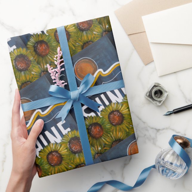 Summer Nights Painting by Alfred Fox Wrapping Paper (Gifting)