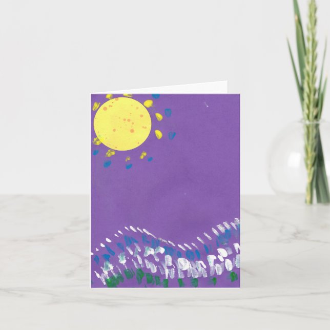 Summer nights thank you card (Front)