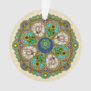 Summer Nouveau Acrylic Ornament