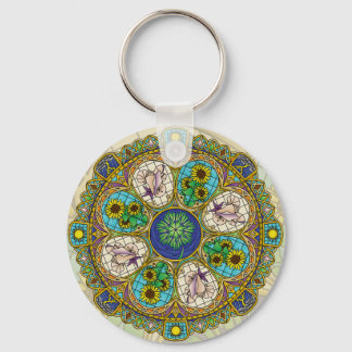 Summer Nouveau Keychain